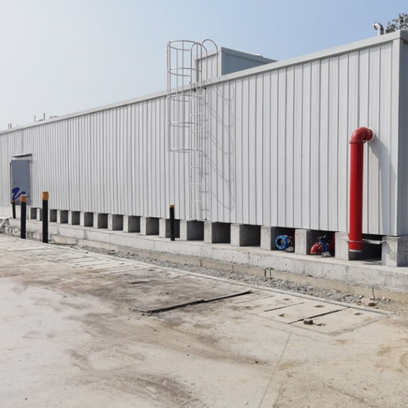 Station de pompe à incendie à plaque inoxydable de 1100 tonnes en acier inoxydable personnalisé